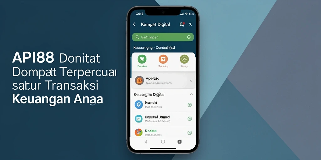Antarmuka API88 yang modern dan ramah pengguna.
