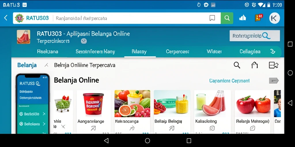 Tampilan antarmuka RATU303 untuk belanja online yang menarik.